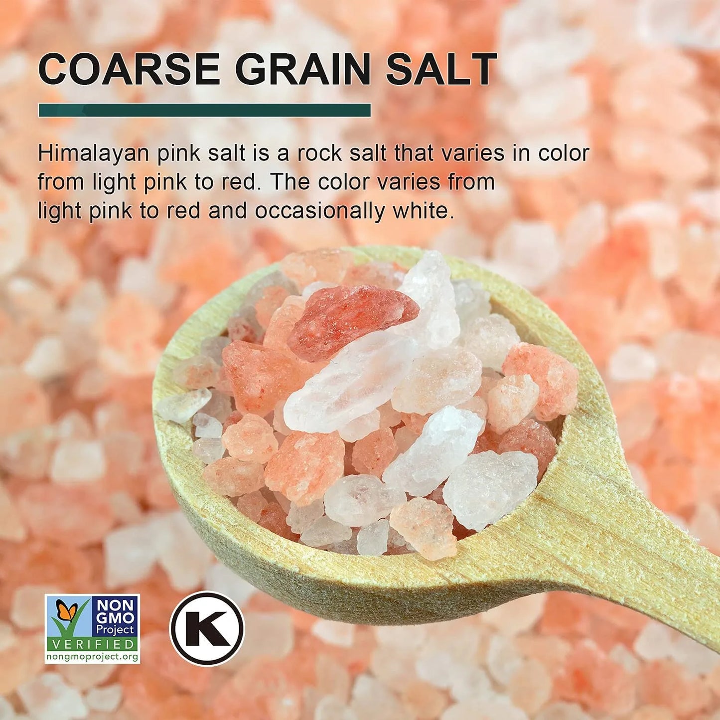Sal Rosa Del Himalaya Grano Grueso 1 1 Kg Gourmet Kosher Soeos