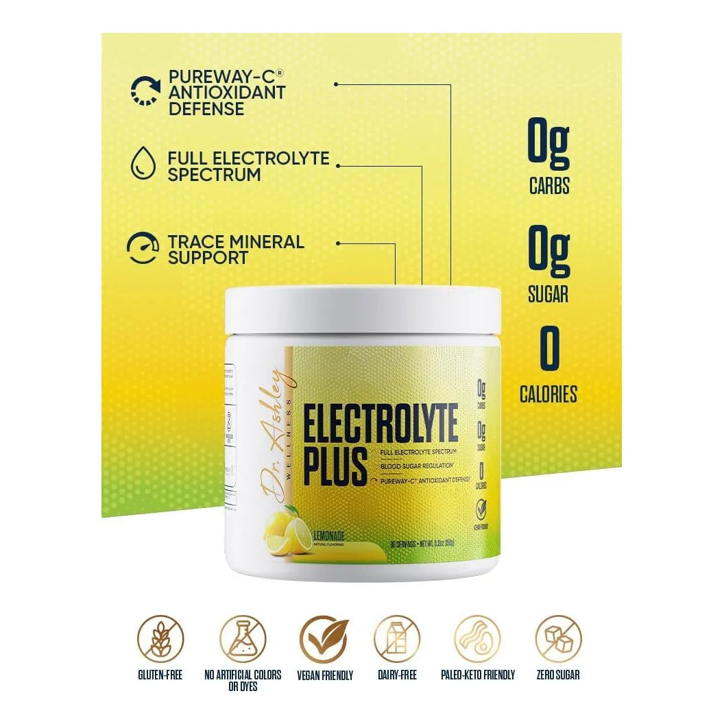 Bebida En Polvo De Electrolitos Espectro Completo Sin Azúcar Hidratación Premium