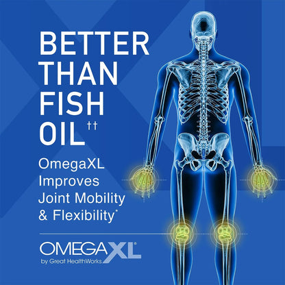 Omegaxl Apoyo Articular Muscular 60 Capsulas Con Probiótico XL PreforPro Salud Integral