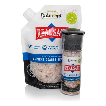 Sal Marina Natural Gruesa Con Molinillo 450g Importado Estados Unidos