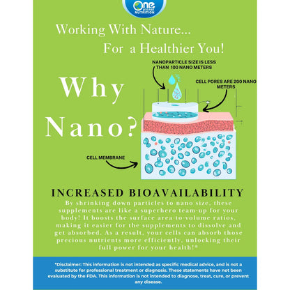 Nano Curcumina Plus 500 Mg Con Boswellia 120 Cápsulas Veganas Alta Absorción