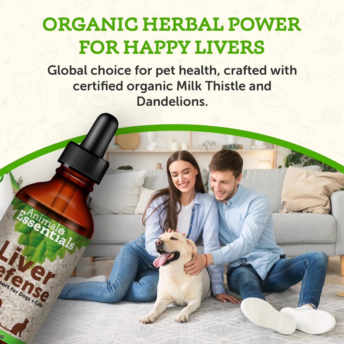 Liver Defense Soporte Hepático Para Perros Y Gatos 60ml Promueve Función Hepática Saludable
