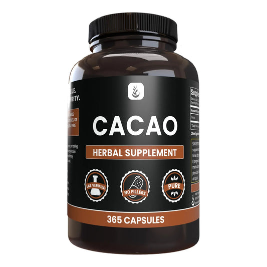 Capsulas De Cacao Puro 365 Unidades Ingrediente Original Energia Natural