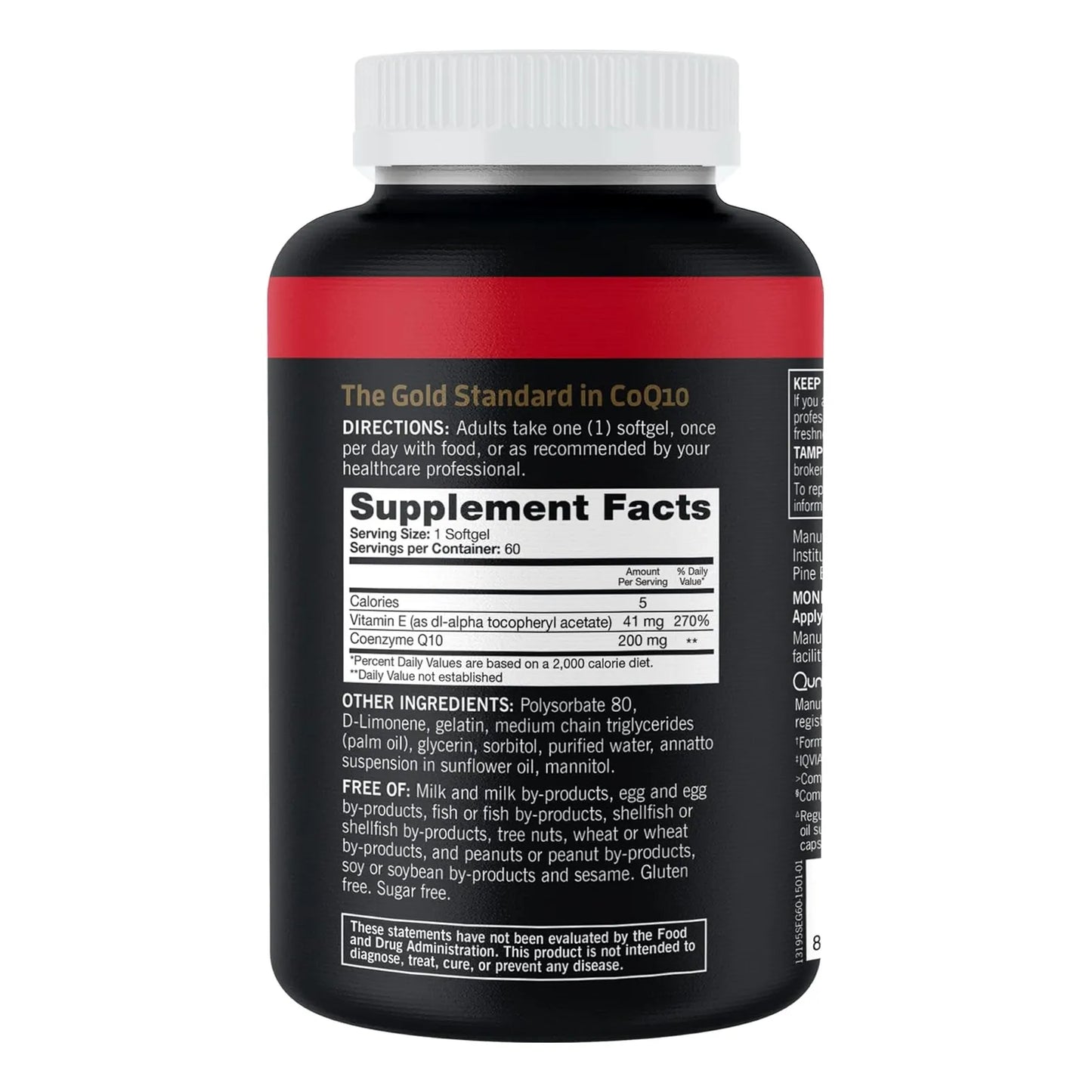 Qunol Coq10 Cápsulas Blandas 200 Mg Ultra Absorción Para Salud Cardíaca Y Energía - Imagen 4