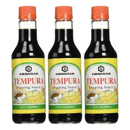 Salsa De Inmersión Kikkoman Tempura 300 Ml Paquete De 3 Sabores Japoneses En Casa