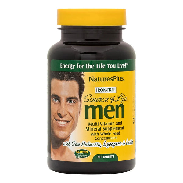 Multivitaminico Masculino Natures Plus Source Of Life 60 Tabletas Energia Natural