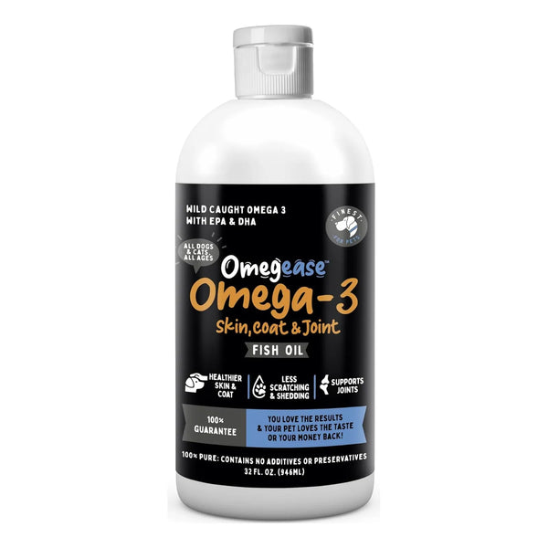 Aceite De Pescado Omega 3 6 9 Para Perros Y Gatos Piel Brillante Y Articulaciones Fuertes
