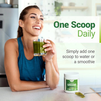 Super Greens Polvo Superfood 20 Ingredientes Organicos Vegano Energia Y Digestión