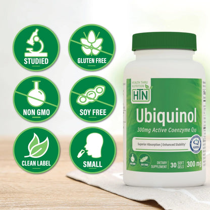 Ubiquinol 300 Mg 30 Capsulas Blandas Kaneka Qh Coq10 Estabilizado