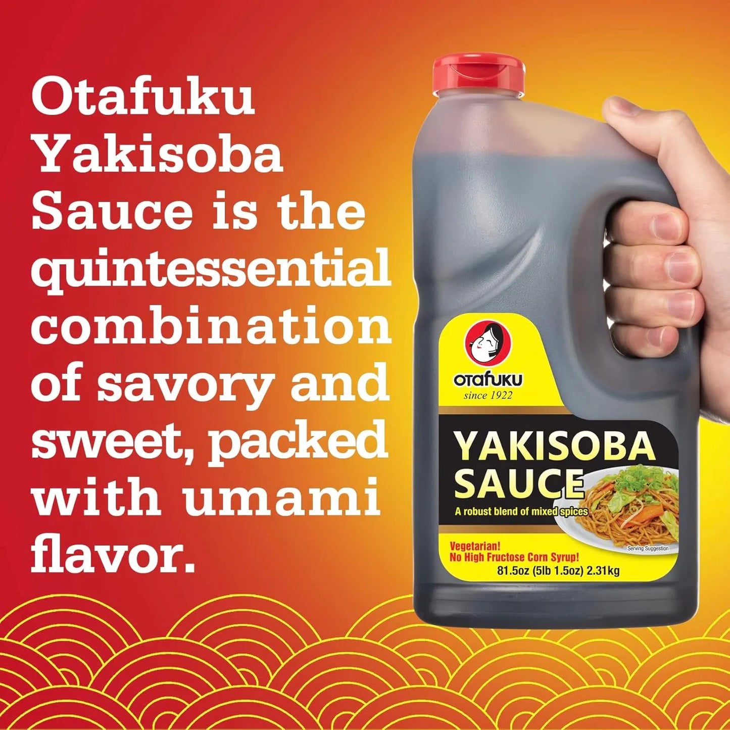 Salsa Yakisoba Vegana Autentico Sabor Umami 2.4 Litros Somos Importaciones Gold