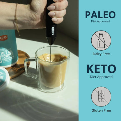 Aceite MCT En Polvo Bubs Naturals Energia Vegana Keto Sin Lacteos