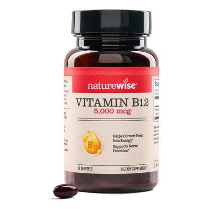 Vitamina B12 5000 Mcg Extra Potente Energia Y Claridad Mental Naturewise