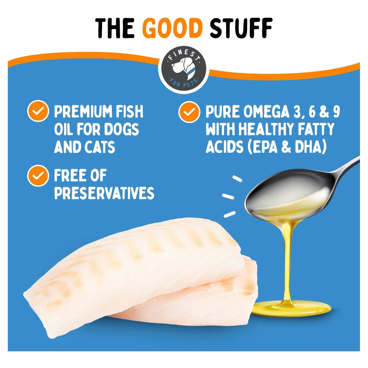 Aceite De Pescado Omega 3 Puro Para Perros Y Gatos Omegease Suplemento Saludable