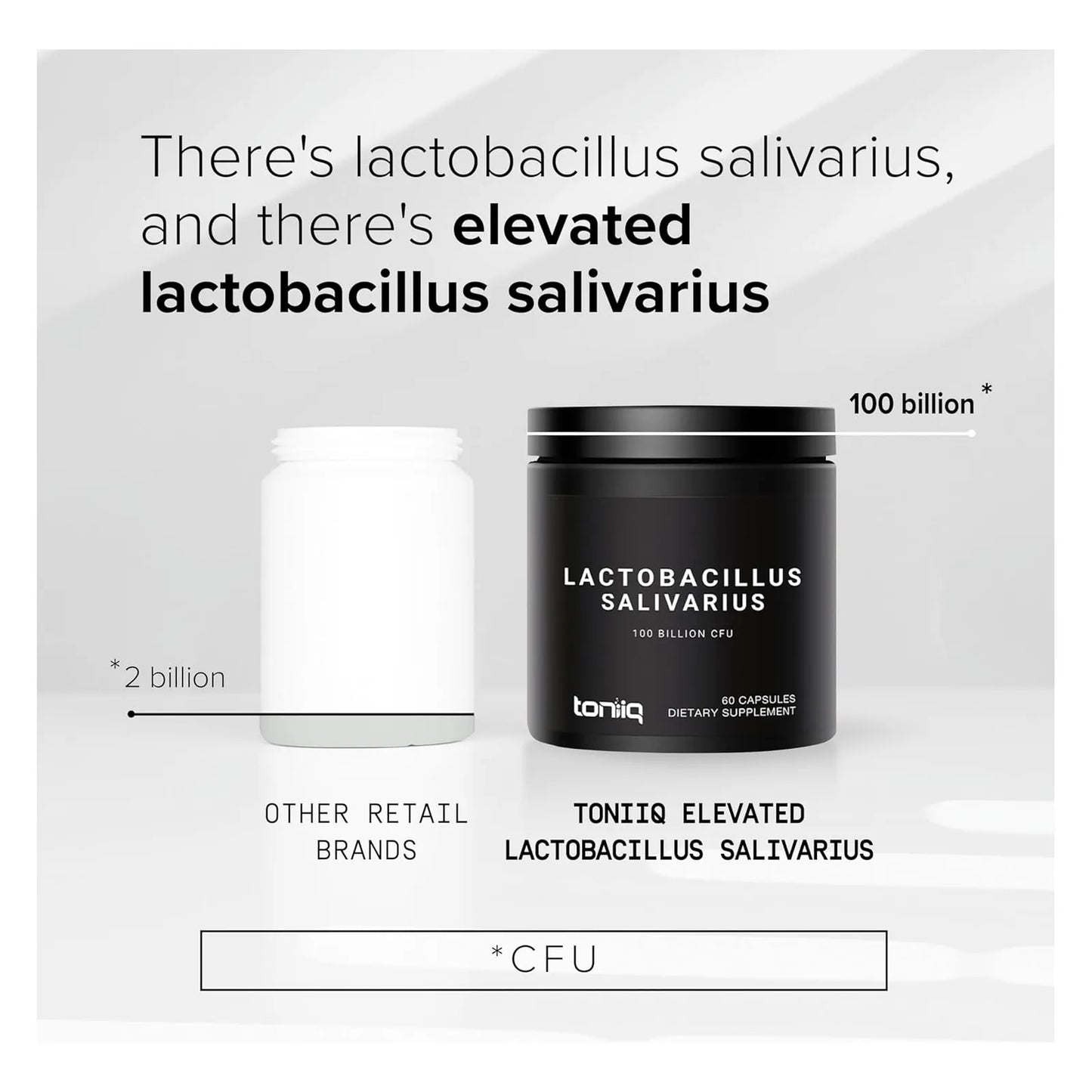 Probiótico Lactobacillus Salivarius 100 Mil Millones UFC 60 Cápsulas Salud Intestinal