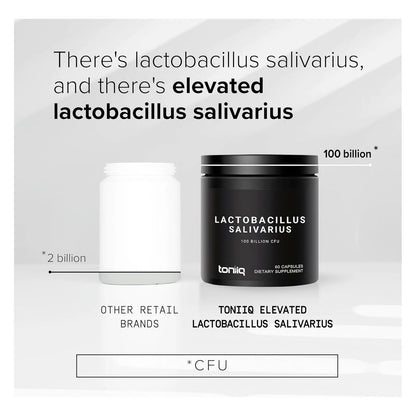 Probiótico Lactobacillus Salivarius 100 Mil Millones UFC 60 Cápsulas Salud Intestinal