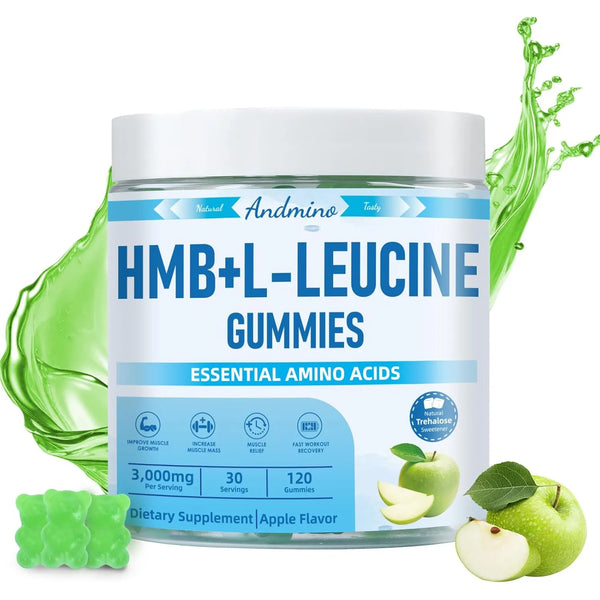 Gomitas Hmb L Leucina 3000 Mg Trehalosa Crecimiento Muscular