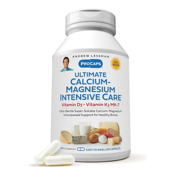Capsulas Calcio Magnesio Vitamina D3 K2 Mk7 360 Unidades Salud Osea