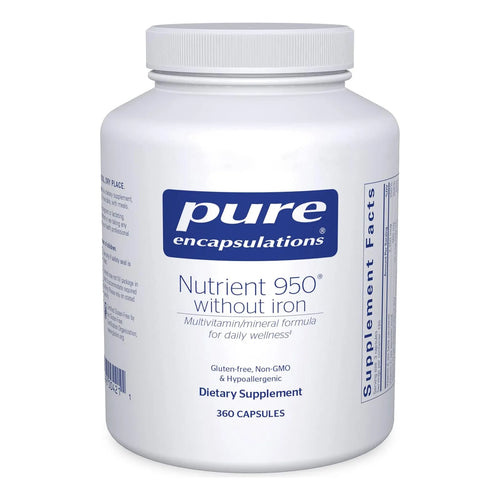 Nutrient 950 Sin Hierro Suplemento Multivitamínico Para Salud Cardiovascular E Inmune 360 Cápsulas