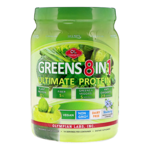 Ultimate Greens Protein 8 En 1 Proteína Vegetal Con Fibra Y Probióticos