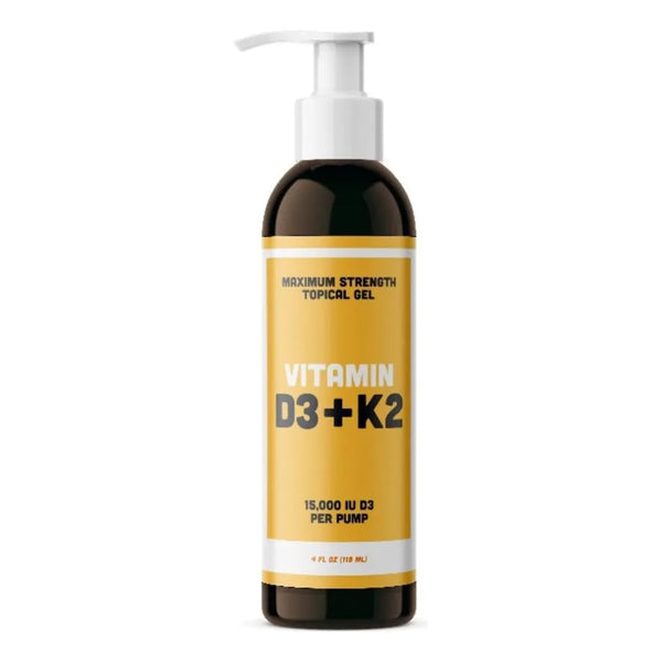 Vitamina D3 K2 Gel Topico Maxima Potencia 15000 Ui Por Bomba Salud Huesos E Inmunidad