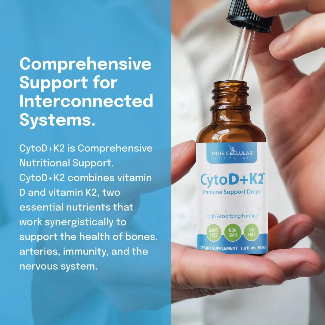 CytoD K2 Gotas Vitamina D Y K2 En Aceite De Oliva Orgánico 30 Porciones