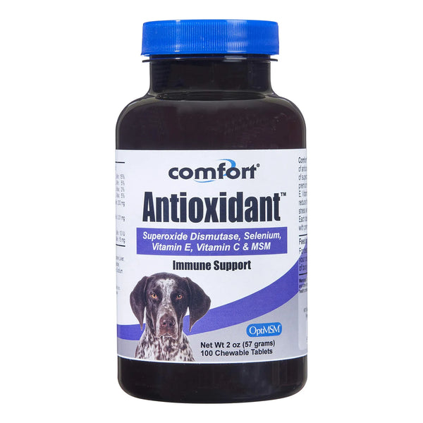 Suplemento Antioxidante Para Perros 100 Tabletas Apoyo Inmunológico Y Piel Sana