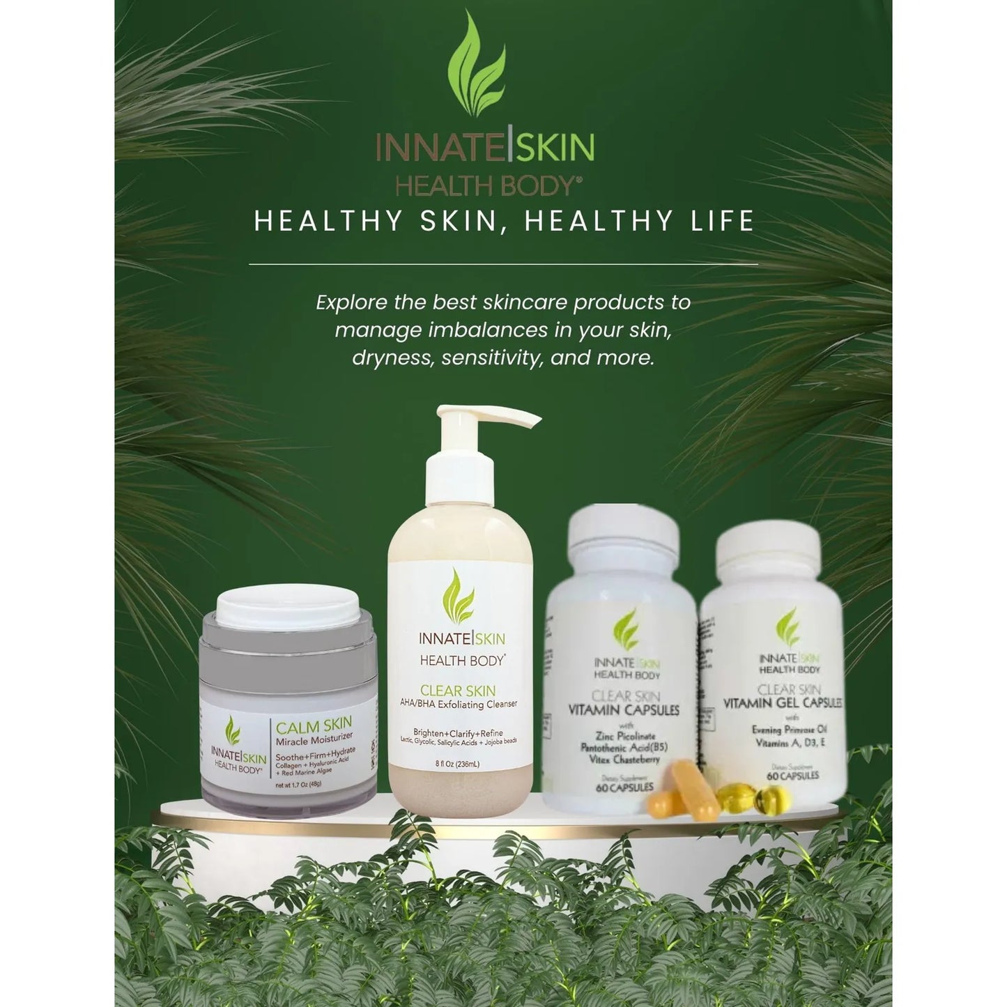 Gomitas Clear Skin Para Acné Ácido Pantoténico Antioxidantes 60 Unidades