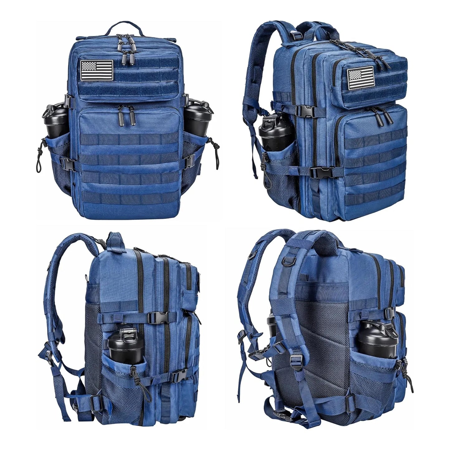 Lhi Mochila Tactica Militar 45L Resistente Al Agua Sistema Molle