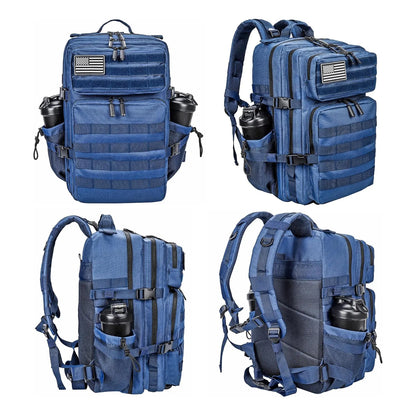 Lhi Mochila Tactica Militar 45L Resistente Al Agua Sistema Molle