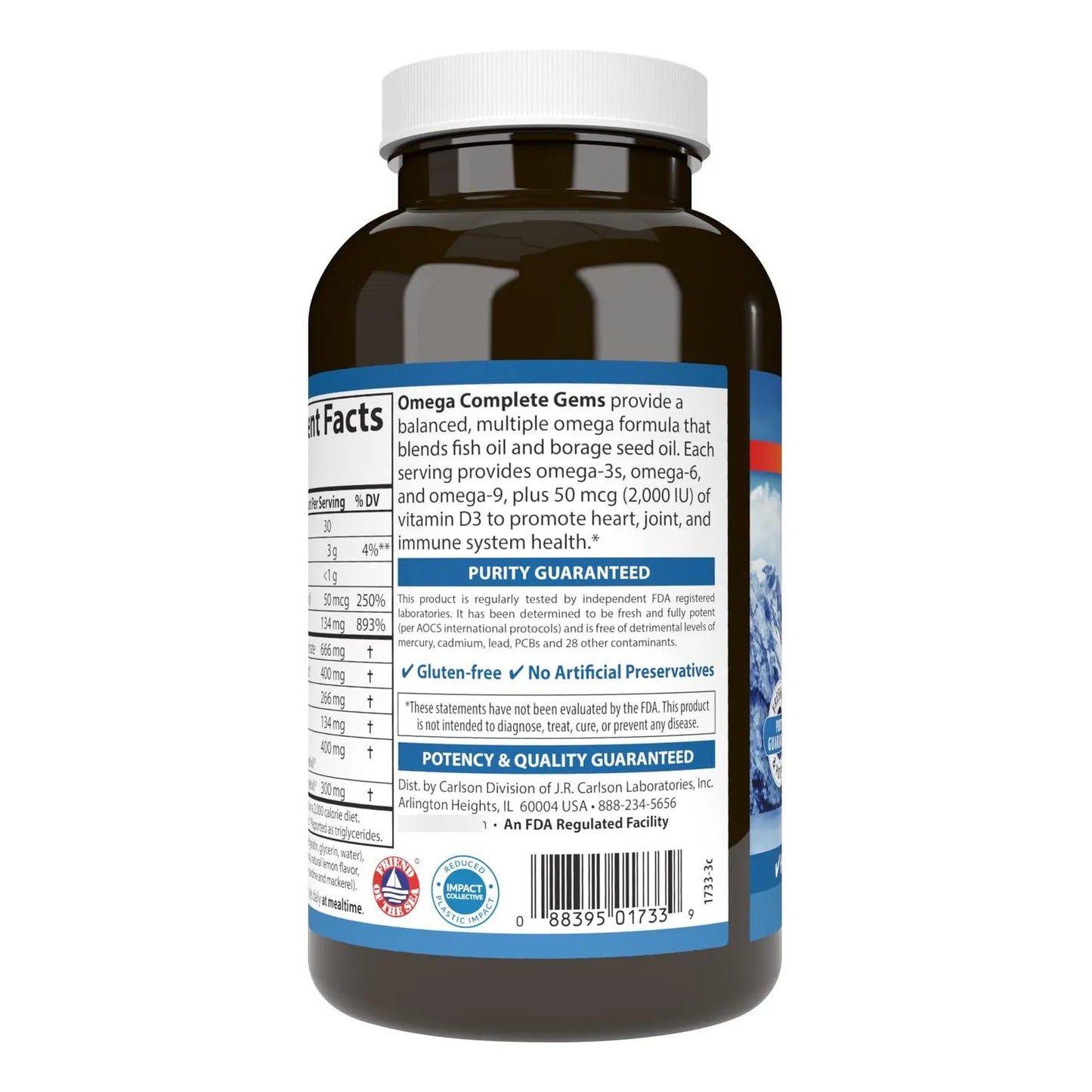 Gemas Completas Omega 3 6 9 180 Capsulas Salud Corazon Articulaciones