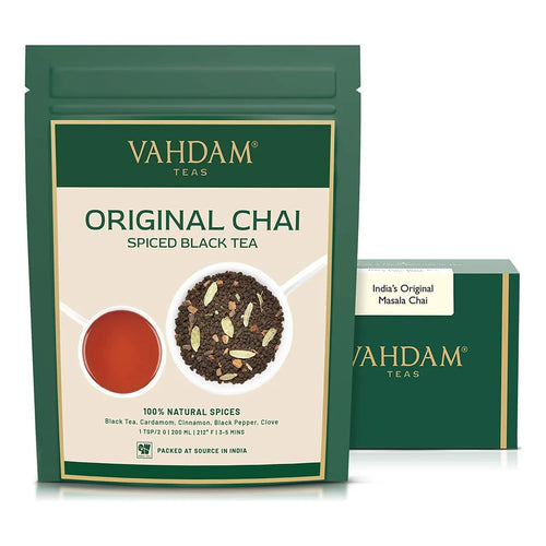 Vahdam Te Masala Chai Hojas Sueltas 1 Lb Especias Frescas De India