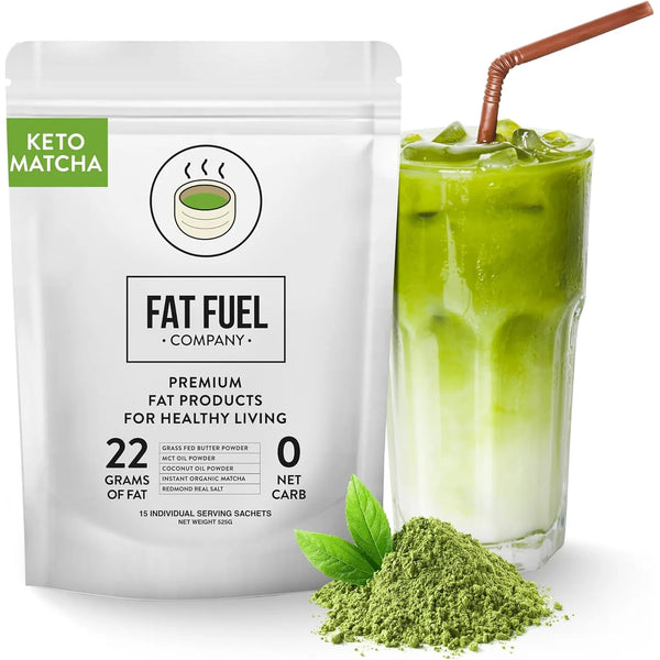 Grasa Premium Matcha Orgánica Instantánea Con Mantequilla Y Mct Energía Keto