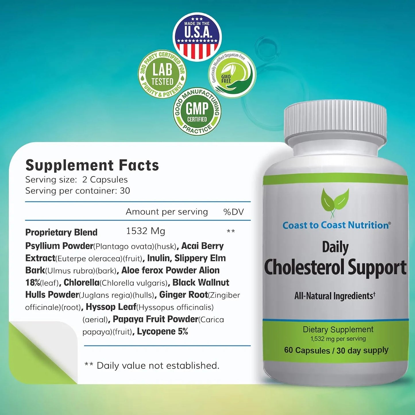 Suplemento Natural Para Colesterol Apoyo Cardiovascular Y Niveles Ldl