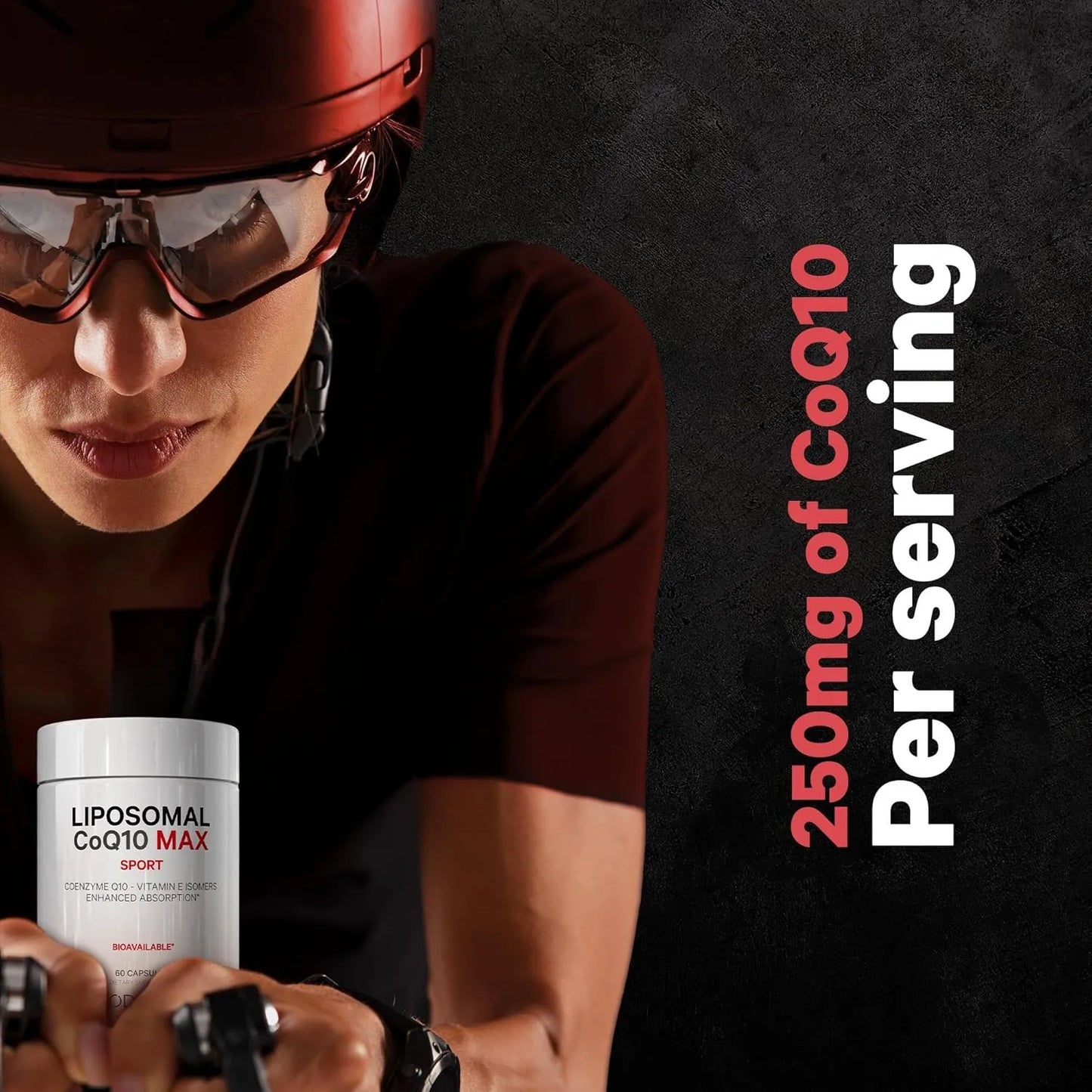 Coenzima Q10 250 Mg Con Vitamina E 60 Cápsulas Liposomal Codeage Energía Y Protección