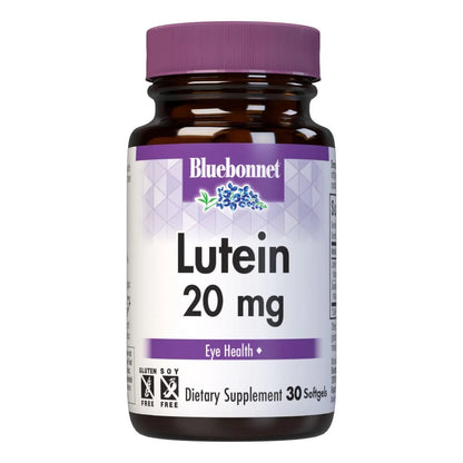 Luteina 20 Mg Bluebonnet Antioxidante Salud Ocular 30 Capsulas