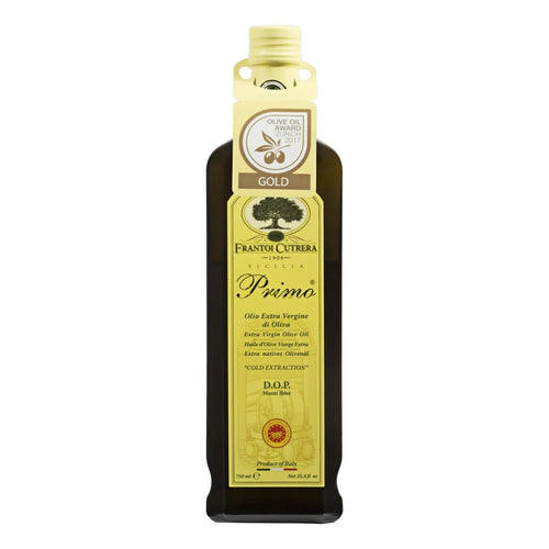 Aceite De Oliva Extra Virgen Prensado En Frío DOP Siciliano Frantoi Cutrera Primo 25.4 Oz