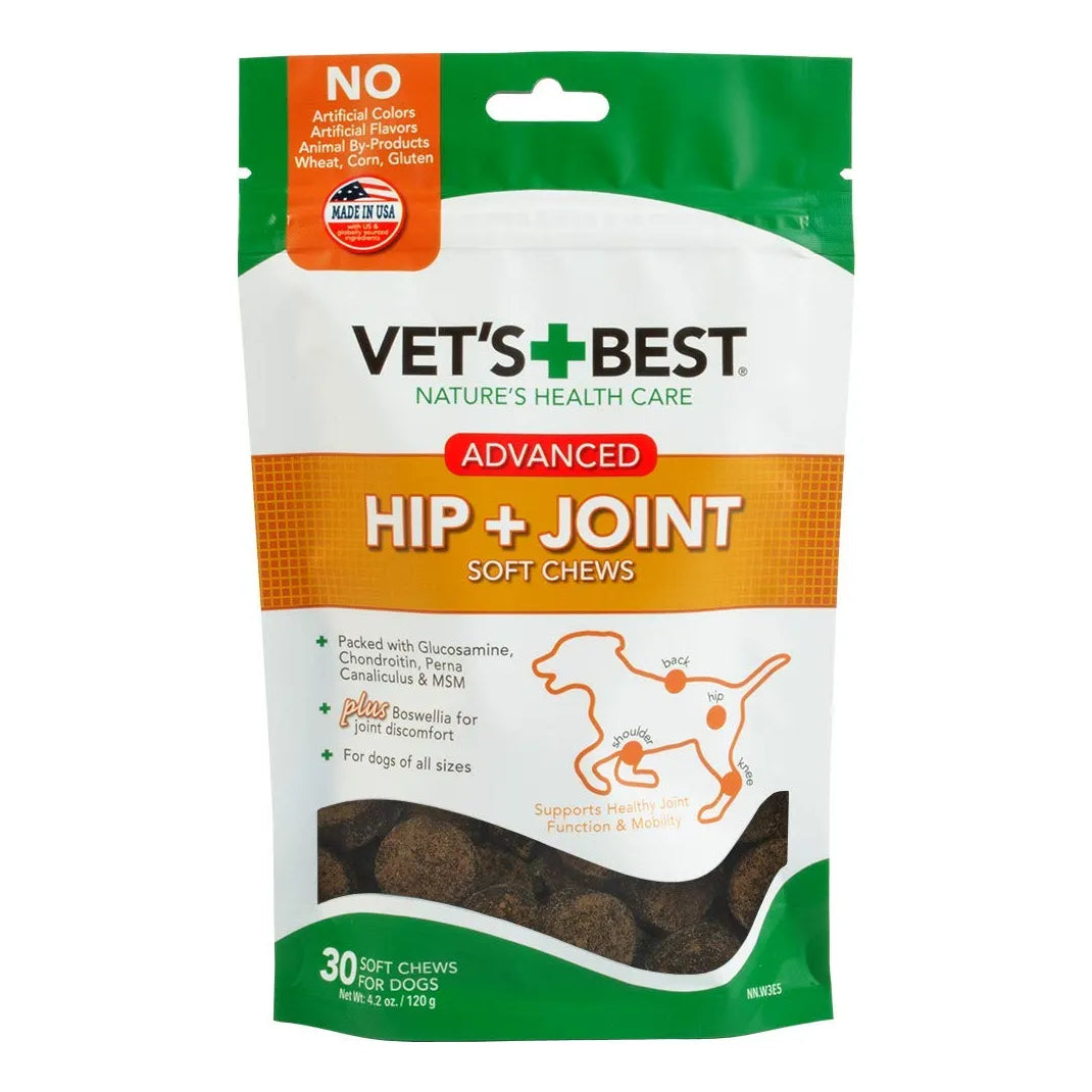 Suplementos Masticables Vets Best Para Salud Articular De Perros Con Glucosamina Y Condroitina