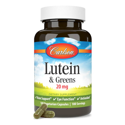 Luteina Y Verduras 20 Mg 180 Capsulas Soporte Vision Antioxidante