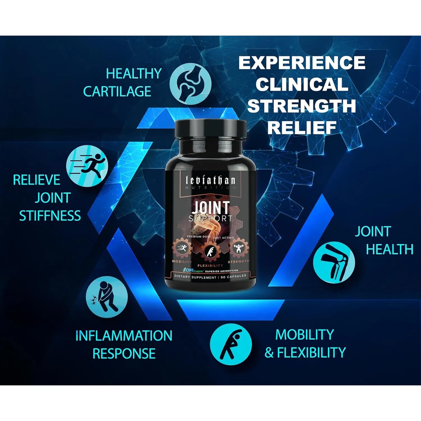 Soporte Articular Con Boswellia 90 Capsulas Movilidad Fuerza Flexibilidad