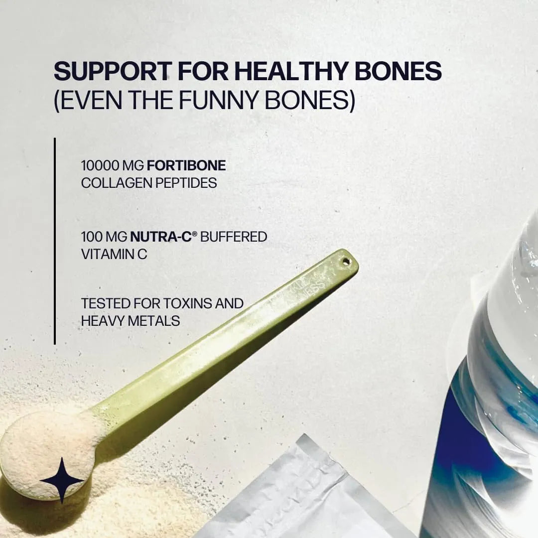 Colageno En Polvo Fortibone 30 Porciones Peptidos Bioactivos Para Huesos Fuertes