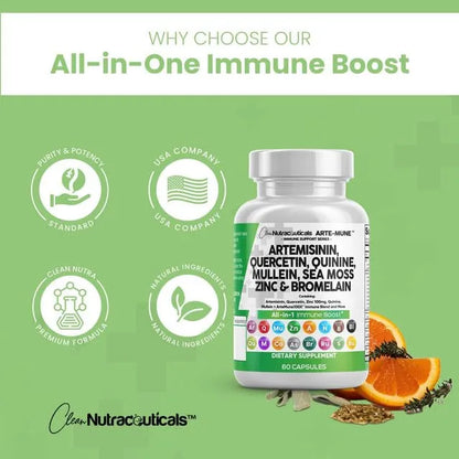 Suplemento Inmunologico Artemisinina Quercetina Zinc Y Mas Para Defensa Natural