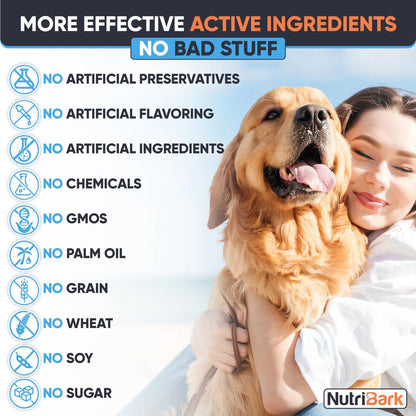 Suplemento Masticable Para Perros Mayores Con 1000 Mg De Glucosamina Y Condroitina