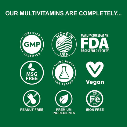 Multivitaminas Avanzadas Con Minerales Super Greens Y Antioxidantes 60 Tabletas
