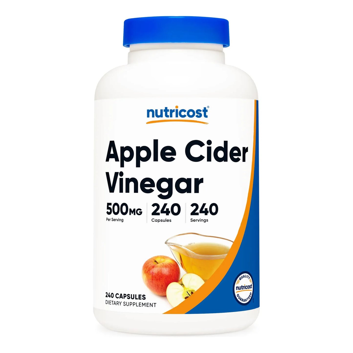 Vinagre De Manzana En Capsulas 240 Unidades 500 Mg Con La Madre