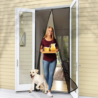 Mosquitero Para Puerta Flux Phenom Malla Retractil Corrediza Con Cierre Magnetico
