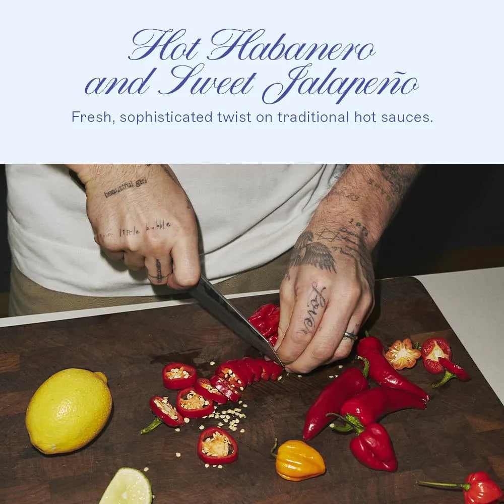 Paquete Variado Salsas Picantes Habanero Y Jalapeño Sabores Atrevidos Ingredientes Organicos