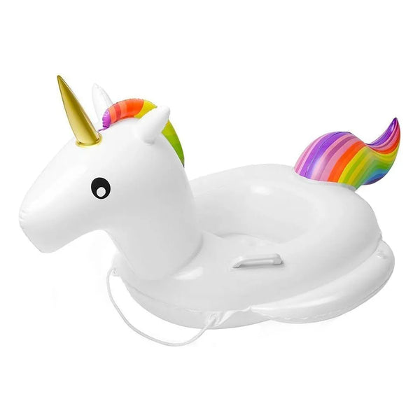 Flotador De Piscina Para Bebés Unicornio Seguro Y Divertido