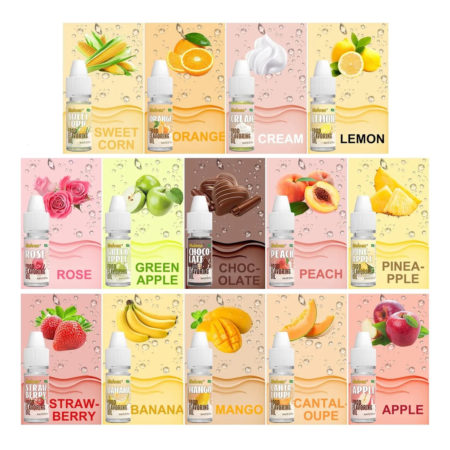 Aceite Aromatizante 28 Sabores 100 Puro Extracto Liquido Natural Multi Uso