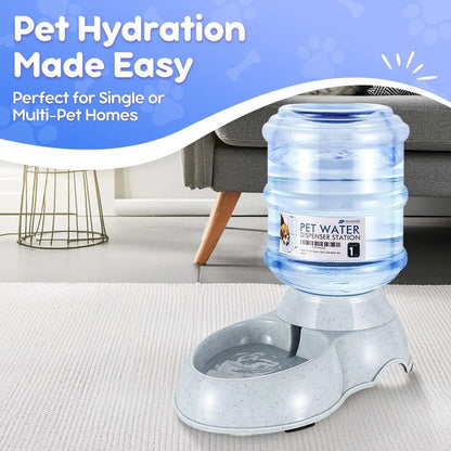 Dispensador De Agua Flexzion Gravity Para Mascotas Automático Y Sin BPA