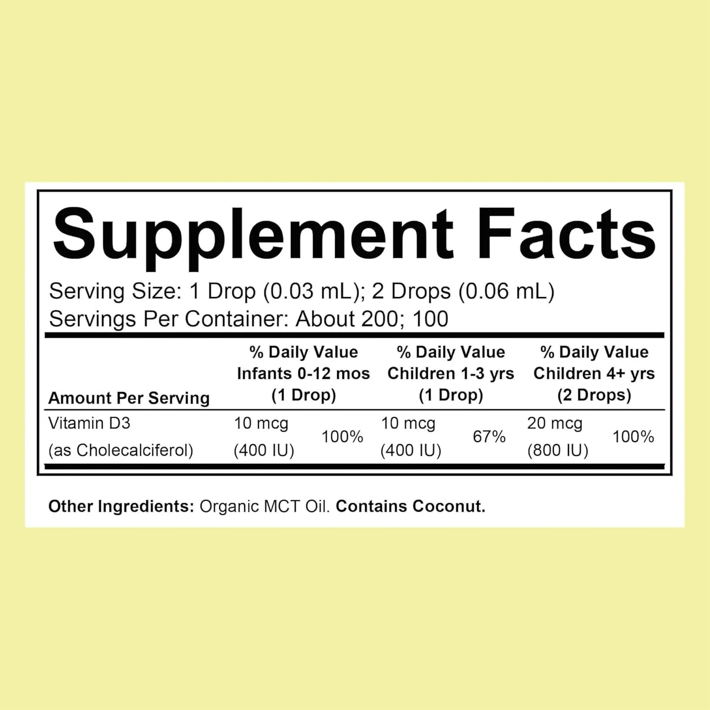 Gotas Organicas Vitamina D3 Para Bebes 400 Ui Childlife Essentials Huesos Fuertes Sistema Inmunologico